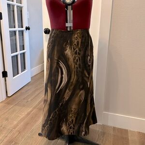 Cato Woman Brown maxi skirt Size 18W